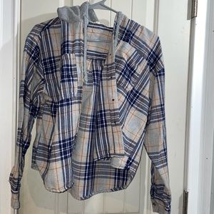 Easel Hooded Flannel